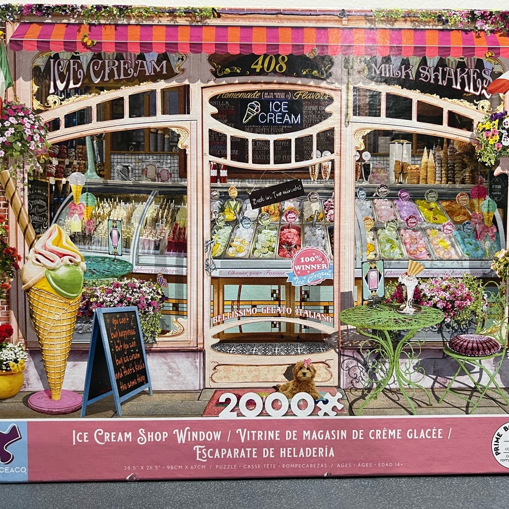 Ice Cream Shop Window Puzzle
